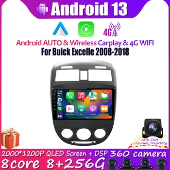 10.1 palčni QLED IPS Zaslon Android 13 avtoradio, Predvajalnik Za Buick Excelle 2008-2018 Večpredstavnostna Videa, GPS Navigacijo, BT WIFI 4G