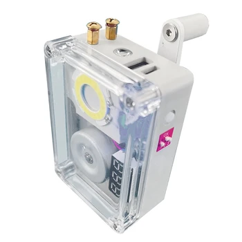 10W 50-120RPM Prenosni Ročice Generator Ročice Generator Podpira Razsvetljavo Vžiga Polnjenje prek kabla USB Za DIY Kampiranje