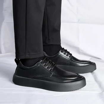 2023 Moške Formalno Čevlji Pravega Usnja, Modni Črno Obleko, Čevlji za Moške italijanski Slog Poslovnih Urad Poroko Barva Čevlji