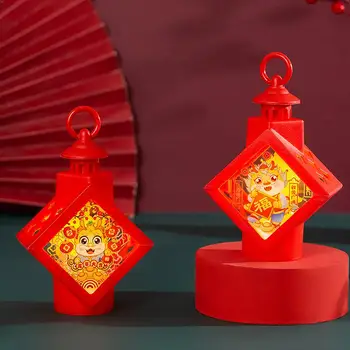 2024 Zmaj Leto Luč, Mala Poroka Okraski Light-up 3D Luči Zmaj Natisnjeni Festival Okraski Kitajski Hang Luč