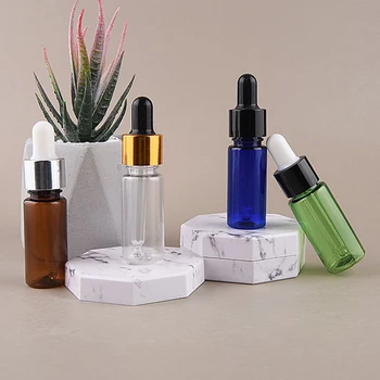 (50pcs)20ml Prazno Rjava/Clear Tekoče Parfum Plastičnih Kapalko Steklenico，DIY Serum Parfum Rjavi Vzorec Posodo