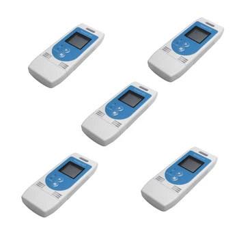 5X USB Temperatura Vlažnost Zapisovalnik Podatkov za Večkratno uporabo RH TEMP Zapisovalnik Podatkov Diktafon Humiture Snemanje Meter