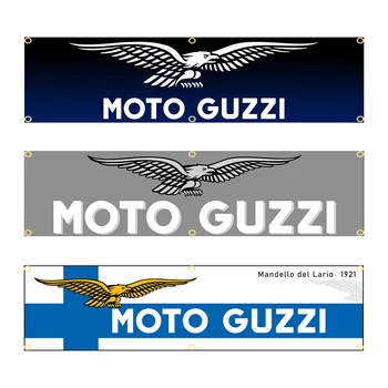 60X240cm Italija Moto Guzzi motorno kolo, Transparente, Zastave Poliester Natisnjeni Garaži ali na Prostem Dekoracijo Tapiserija