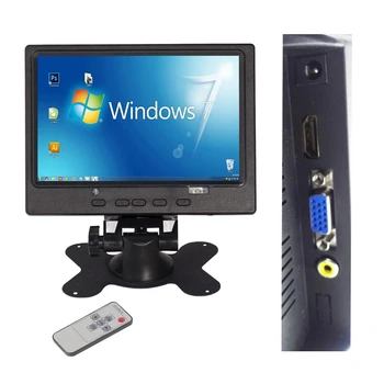 7 palčni prenosni zaslon na dotik, plošča VGA HDMI in združljiv računalnik dotik zaslon za PS4 xbox serije x maline igralni zvezek