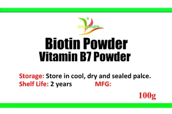 99% biotin, vitamin H, vitamin B7 biotin, brezplačna dostava