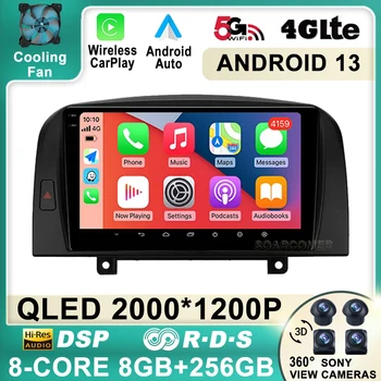 Android 12 Za Hyundai SONATA NF-2004 - 2008 avtoradio Z Zaslonom Zaslon Navigacija GPS Carplay Auto Stereo DSP BT WIFI 4G DVD
