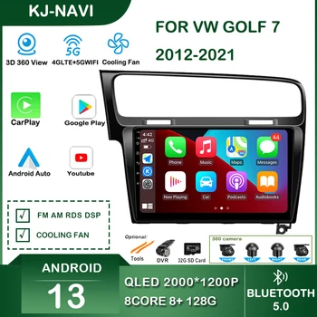 Android 13 avtoradia Za Volkswagen VW Golf 7 MK7 GTI 2011-2021 Multimedia Audio Apple Carplay Predvajalnik Navigacija Stereo Sprejemnik