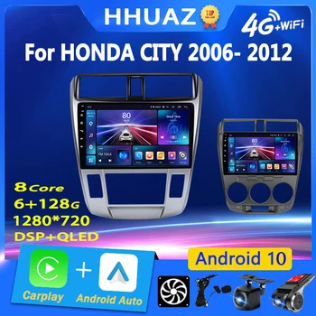 Android Avto Radio Carplay za Honda Mesto 2008 2009 2010 2011 2012 - 2015 2016 Multimedia Audio 2din WiFi Video Carplay Autoradio