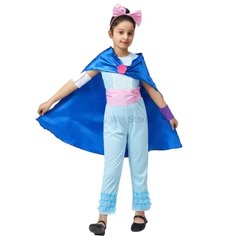 Anime Noša Jumpsuit Cape in Pribor za Halloween Kostum za Dekleta Princesa Cosplay Obleko Gor Otroci Rojstni dan Obleko