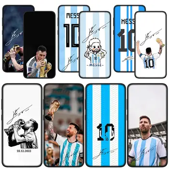 Argentina Nogomet Številka 10 Mehko Telefon Ohišje za Realme C2 C3 C12 C25 C15 C21Y C25Y C21 C11 C30 C31 C33 5 5I 6 6i 8 Kritje Primera