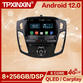 Avtomobilske Večpredstavnostna Radio Coche Z Bluetooth Carplay GPS navigacijska naprava Za Ford Focus 2012 2013 2014 2015 Autoradio 2 DIN Android 11