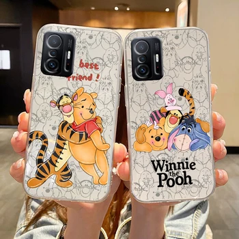 Disney Winnie Medved Srčkan Za Xiaomi Redmi K60 K50 K40 K30 K20 Pojdi S2 člen 8A, 7A 6Pro 5 Plus 5G Pregleden Primeru Telefon