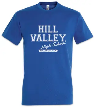 Hill Valley High School II Nazaj na Geek Nerd Marty je McFly Prihodnosti Majica s kratkimi rokavi