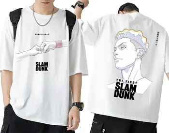Japonske Anime Ryota Miyagi T Shirt Prvi Slam Dunk Nov Film, Majice Moške Ženske Poletje Harajuku Kratek Rokav T-shirt Preobsežne