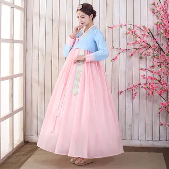 Korejski Starih Kostumov Ženske Hanbok Obleko Tradicionalne Stranke Azijskih Palace Hanbok Elegantno Korejski Poroko Oriantal Ples Kostum