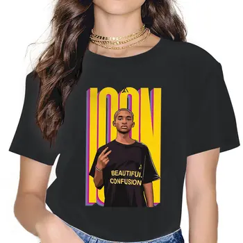 Lep Jaden Smith Ženske Majice Los Angeles Igralec Prevelik T-shirt Kawaii Letnik Ženska Oblačila