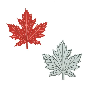 Maple Leaf Dekoracijo slikovnimi izrezki Predlogo DIY Kovinski Rezanje Navojnih Scrapbooking Diy voščilnico Papercraft Reliefi Rezalnik Matrica