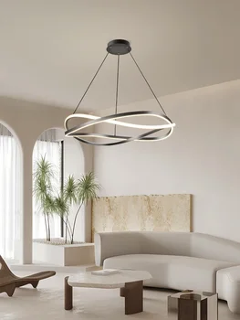 Moderno in minimalistično dnevna soba lestenec italijanski svetlobe luksuzni ustvarjalne krožne minimalističen jedilnico, spalnica, dnevna soba m