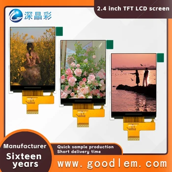 Nizka poraba energije tft zaslon Full Color 2,4-palčni LCD-zaslon 4-žice SPI ST7789T3-G4 krmilnik Temperature širina zaslona