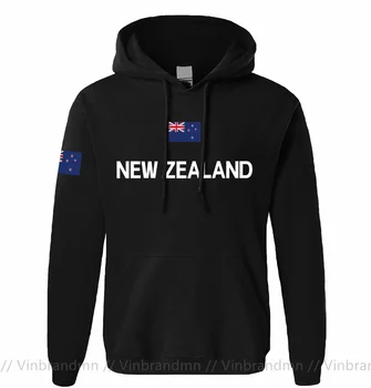 Nova Zelandija Hoodies Zealander NZ NZL Moški pulover s kapuco Moda Puloverji Jopice Ulične Hip Hop Trenirko Narod Zastavo Oblačila
