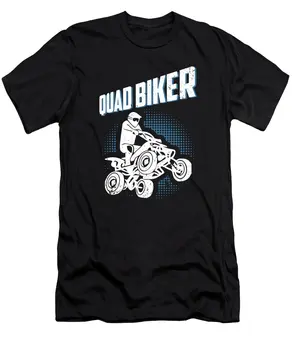 Quad Biker Motokros Štiri Wheeler Darilo T-Shirt