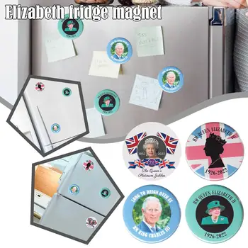 Rip - Hladilnik Magnet, Da Označite Smrti Hm Kraljica Elizabeta In Zastava - 2022 Unije Iii Ii Pristopu Charles King Foto Y4p0