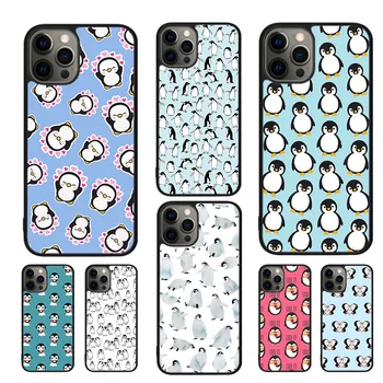 Srčkan Pingvin Lepo Mobilni Telefon Primerih Kritje Za iPhone 15 14 12 13 mini 11 Pro MAX XR XS apple 6 7 8 Plus SE2020 Coque
