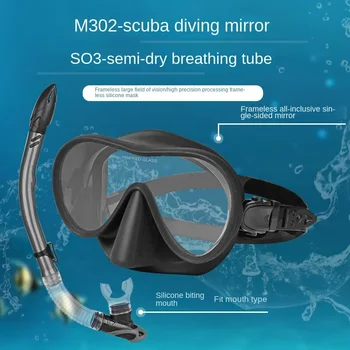 Strokovno Dihalko, Potapljanje Masko in Snorkels Očala Očala za Potapljanje, Plavanje Enostavno Dih Cevi Set Mask Snorkel