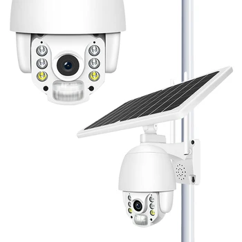 Top Prodajalcev Sončne Brezžično Smart IP Wifi PIR Doma 4G CCTV Nadzora, Varnostnih kamer