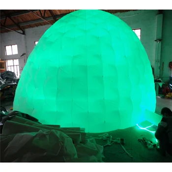 Tovarniško neposredna prodajna meri šotor LED kampiranje napihljivi šotor model šotori