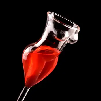 Ustvarjalne Stekleni Pokal Telo Cocktail Kozarcev za Vino, Sok, Mleko Voda Kava Seksi Ognjeni Ženske Pokal, Šampanjec za svate Bar Klub