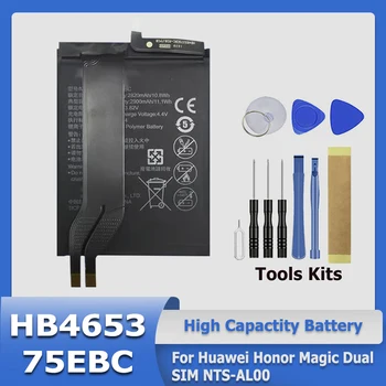 Visoka Kakovost 2900mAh Baterije HB465375EBC Za Huawei Honor Magic, Čast Čarobno Dual SIM, NTS-AL00 + Komplet Orodij