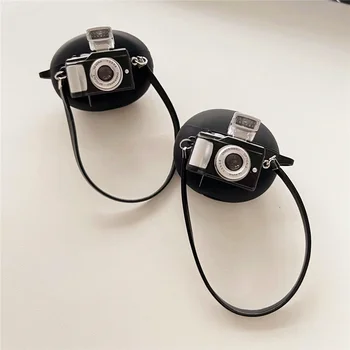 Za huawei FreeBuds SE2 Primeru Risanka Fotoaparat Vzorec Silikonsko Zaščito Slušalke Kritje Za huawei 2se Primeru Funda