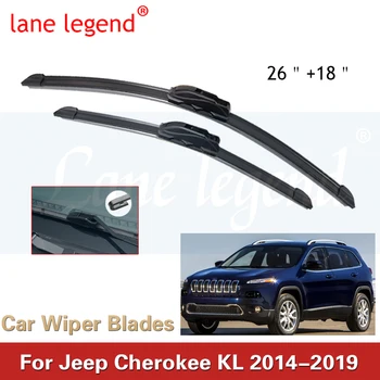 Za Jeep Cherokee KL 2014 2015 2016 2017 2018 2019 Spredaj Metlice Brisalcev Ščetke Rezilni Pribor U J Hook